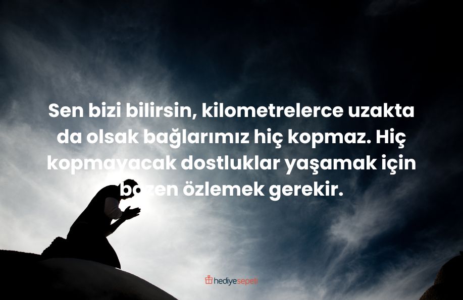 arkadaşa özlem sözleri