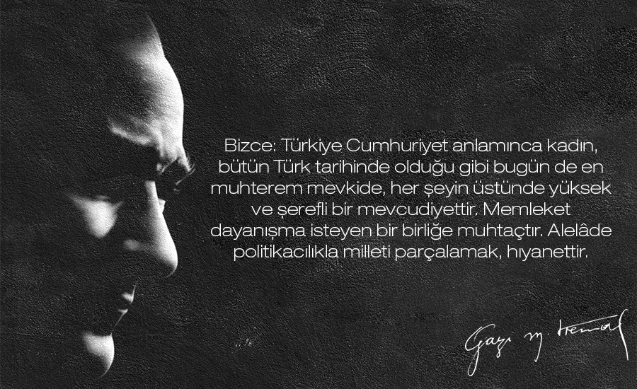 atatürk cumhuriyet sözleri
