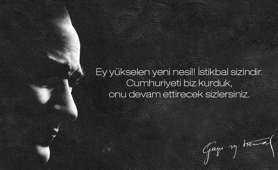 atatürk cumhuriyet sözleri