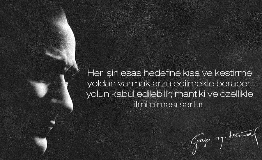 bilimle ilgili atatürk sözleri