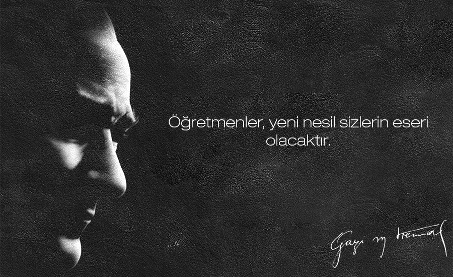 öğretmenler yeni nesil sizlerin eseri olacaktır