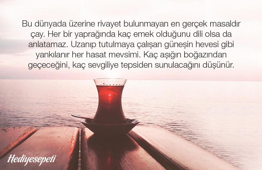 çay keyfi sözleri