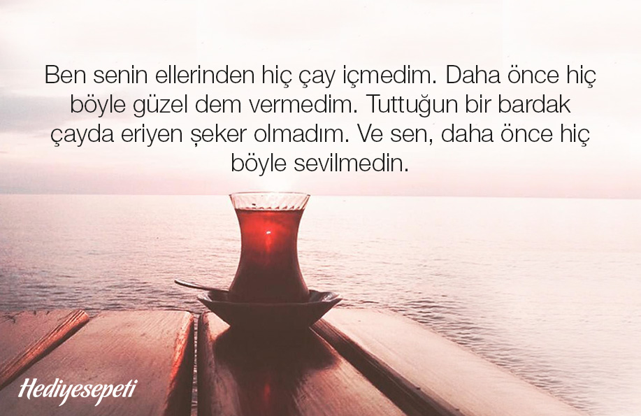 çay ve dostluk sözler