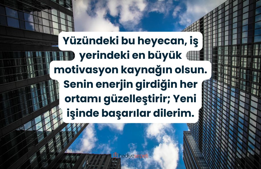 yeni is tebrigi mesajlari