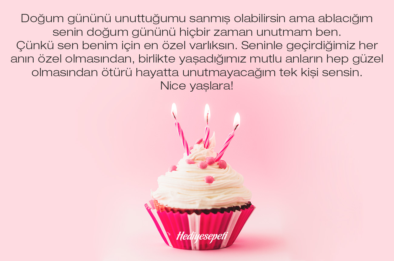 ablama doğum günü mesajı