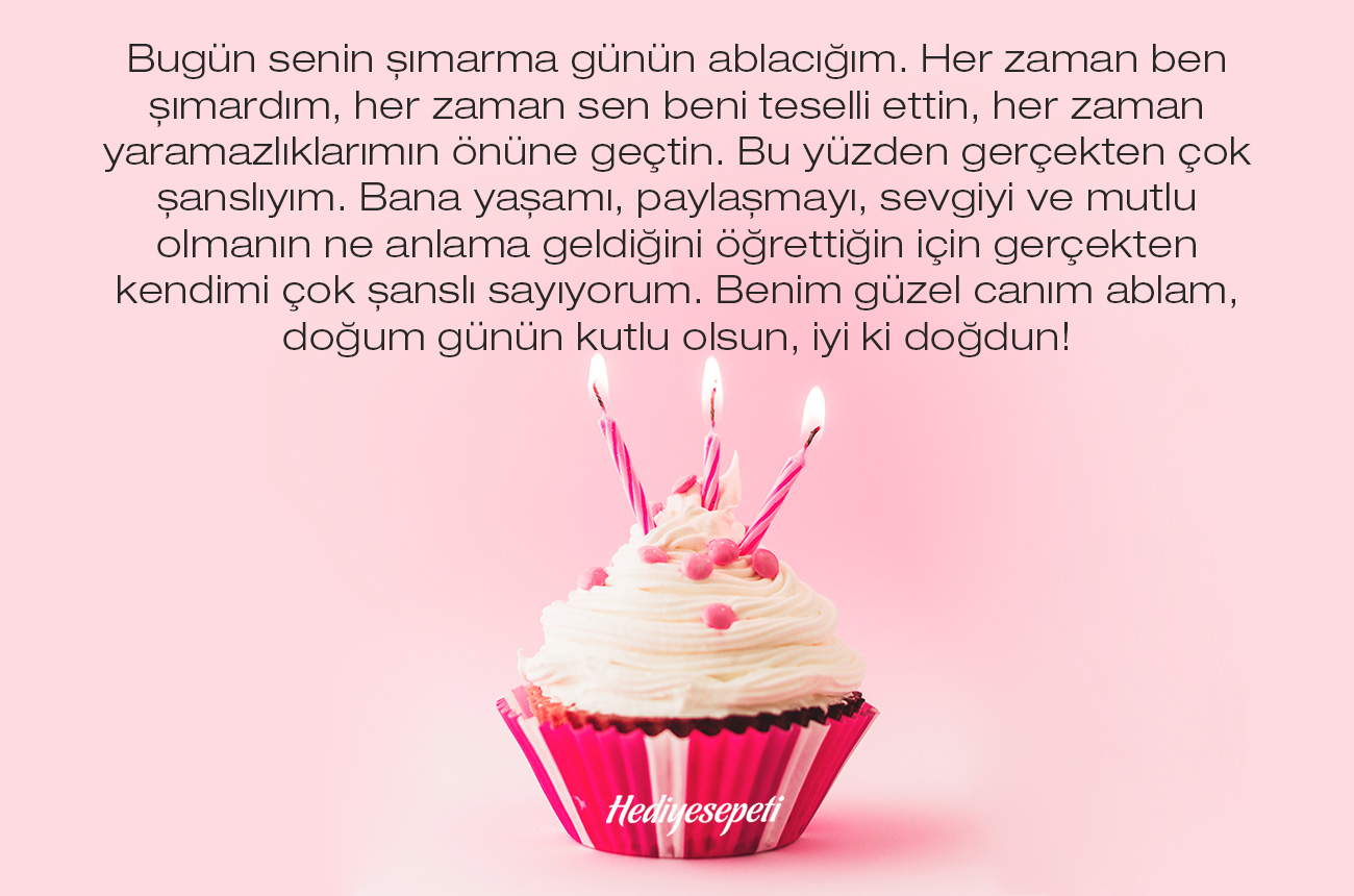 ablama doğum günü mesajı