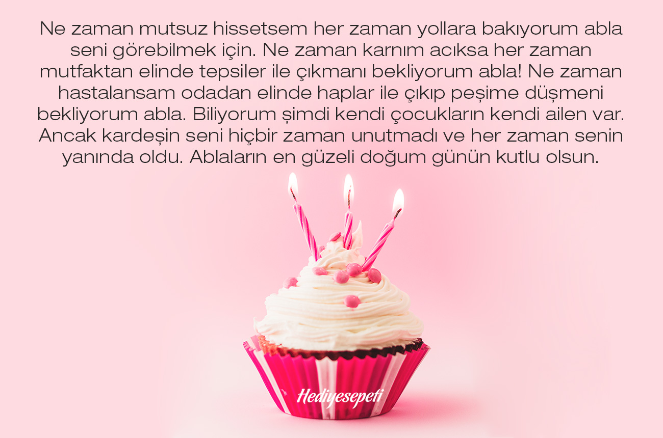 ablaya doğum günü mesajı uzun