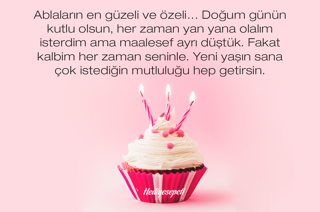doğum günü mesajları ablaya