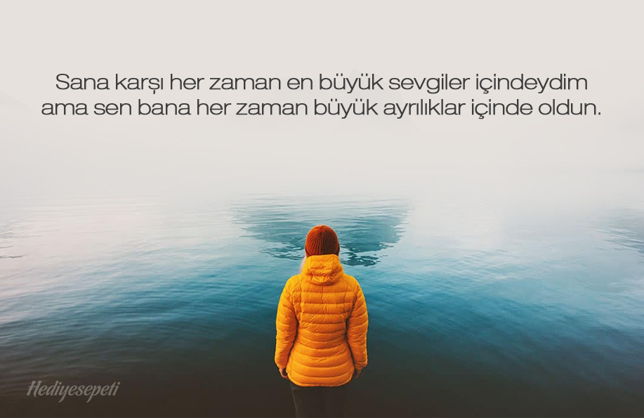 en içten ayrılık sözleri