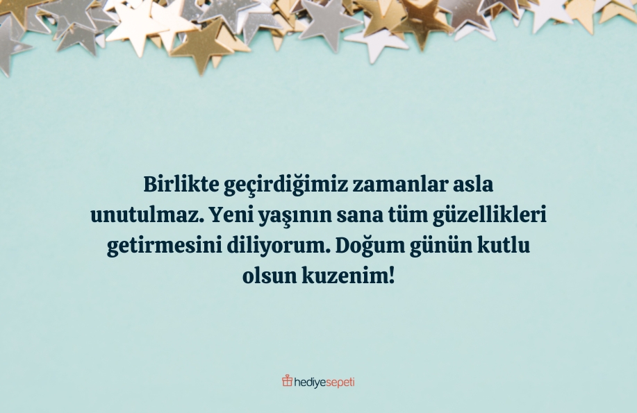 erkek kuzene doğum günü mesajı