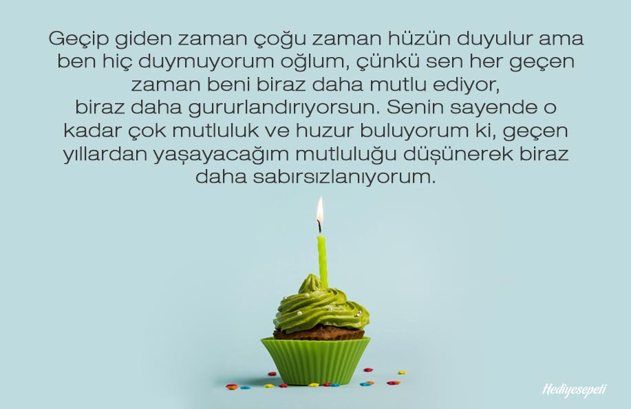 bugün benim oğlumun doğum günü