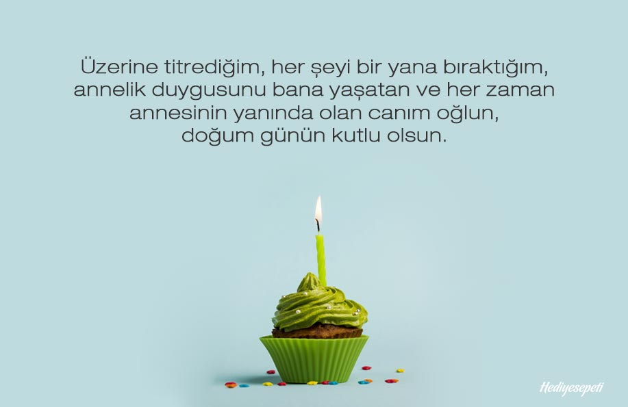 bugün benim oğlumun doğum günü