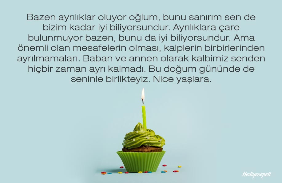 bugün benim oğlumun doğum günü