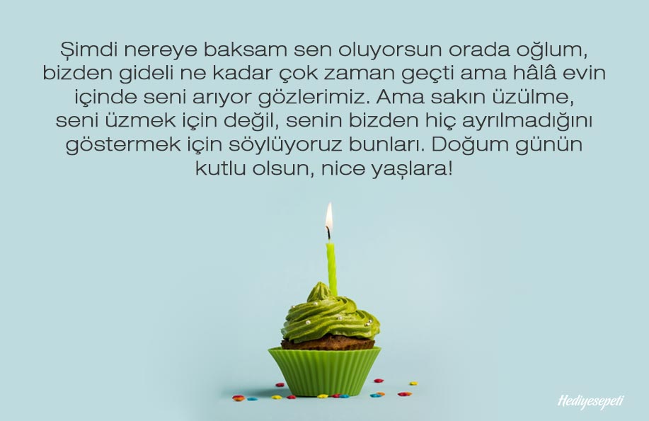 oğlum için doğum günü mesajları