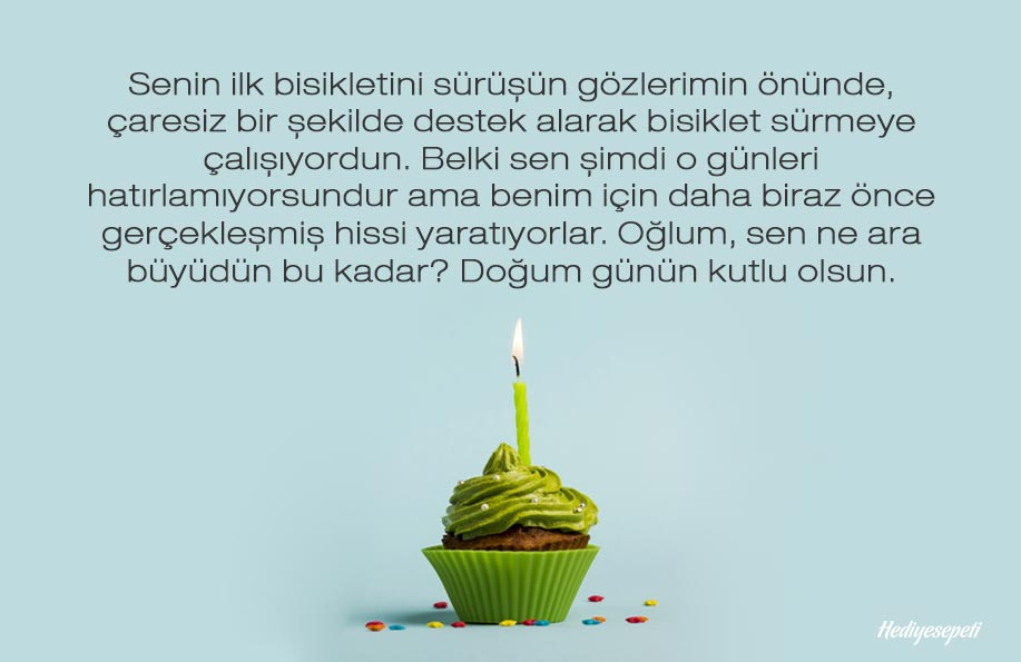 oğluma doğum günü yazısı