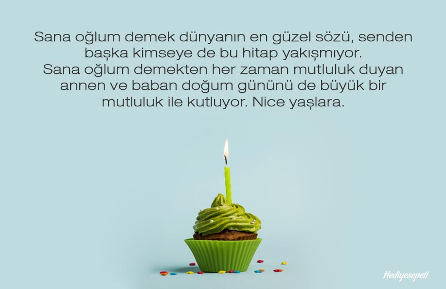 oğluma doğum günü yazısı