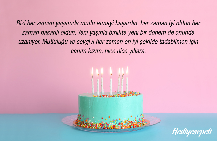 anneden kızına doğum günü mesajları