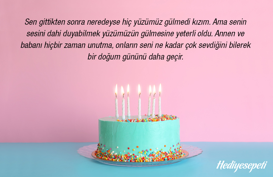 anneden kızına doğum günü mesajları