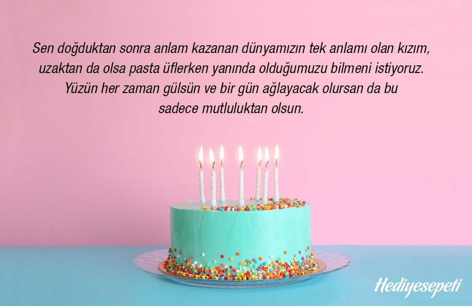 babadan kızına doğum günü mesajları