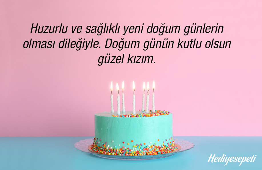 kızım için doğum günü mesajı