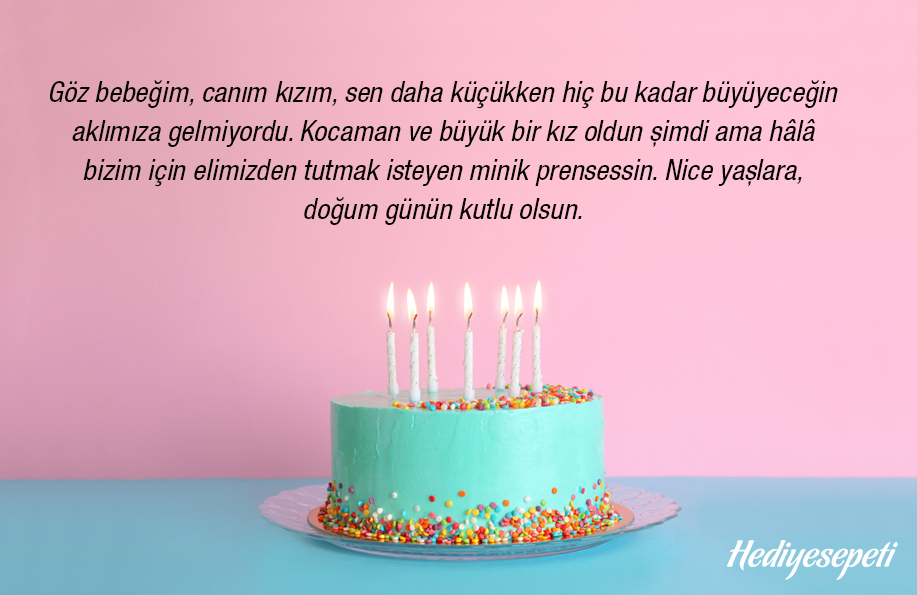 kızım için doğum günü mesajı