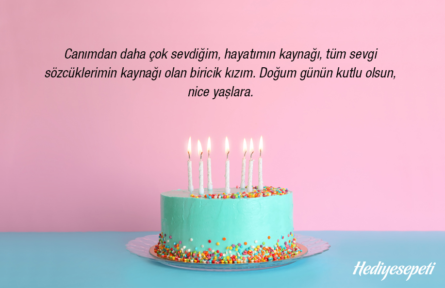 kızım için doğum günü mesajı