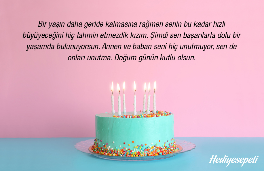 kızıma doğum günü sözleri