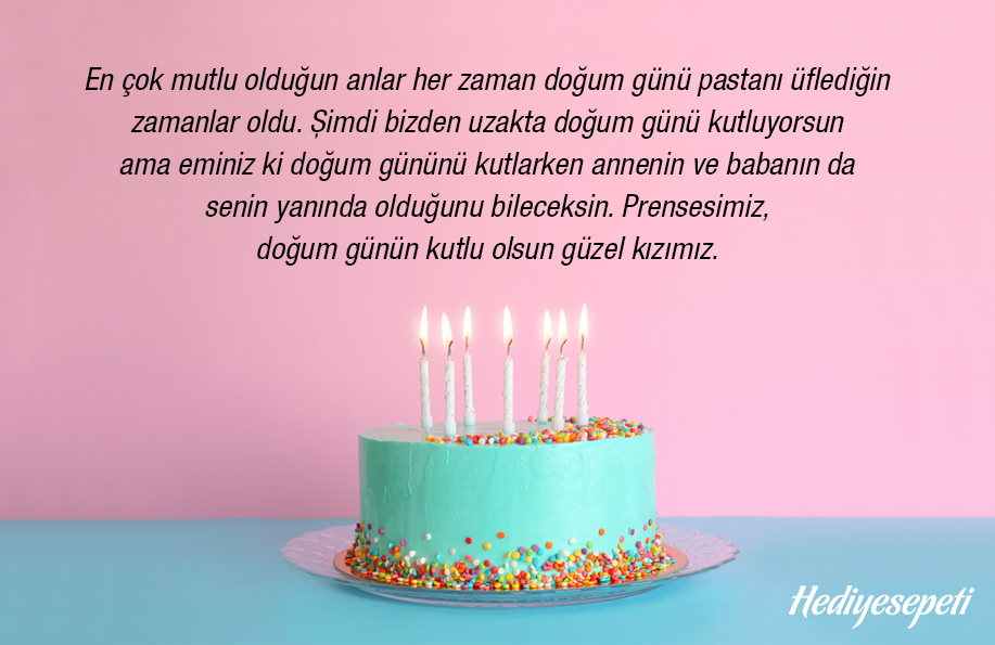 kızımın doğum günü için güzel sözler