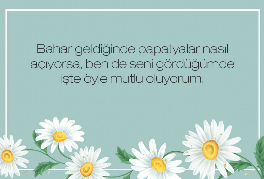 papatya kokulu sözler