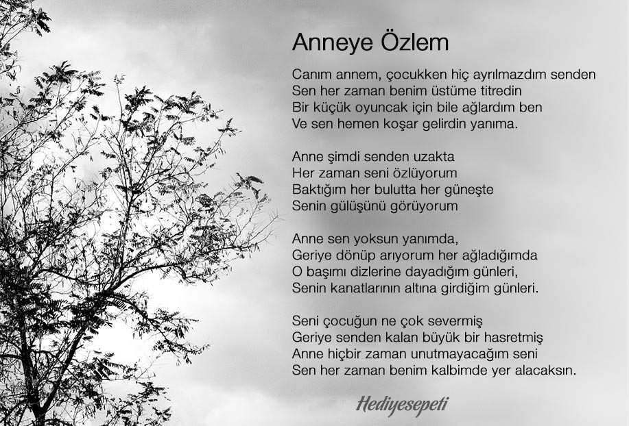 özlemle ilgili şiirler