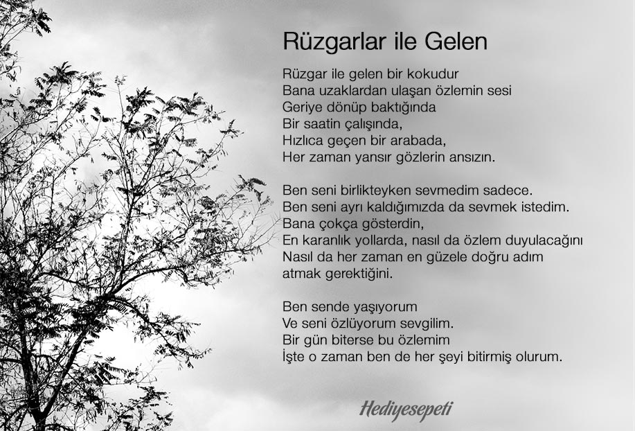 sevgiliye özlem şiirleri