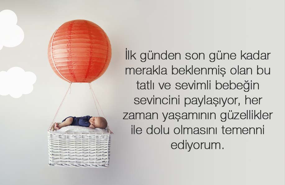 bebek tebrik mesajları