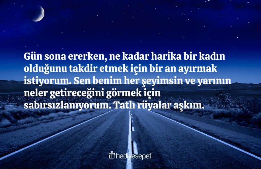 erkek arkadaşa iyi geceler mesajı