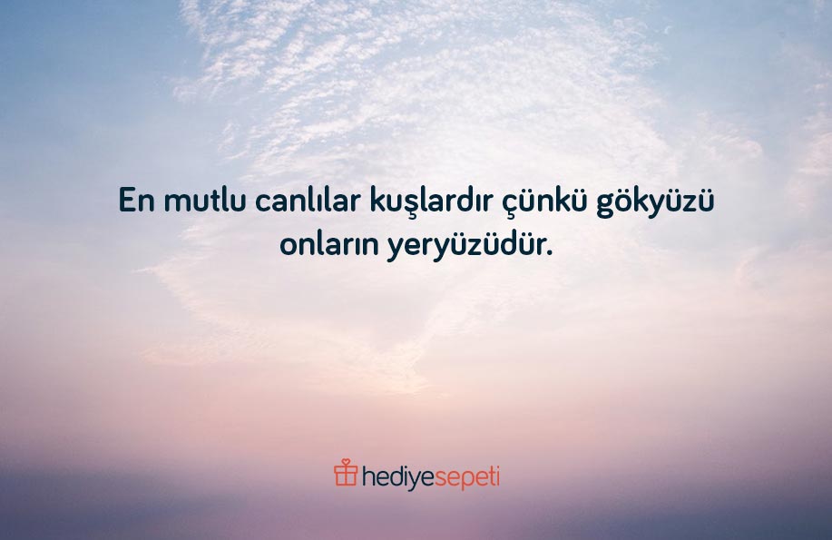 gökyüzü ile ilgili kısa sözler