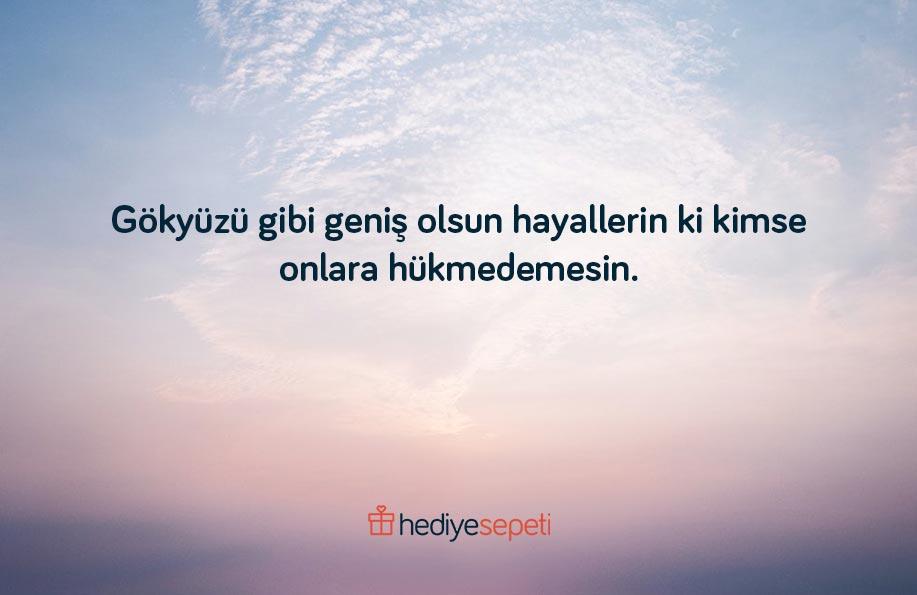 gökyüzü ile ilgili sözler kısa
