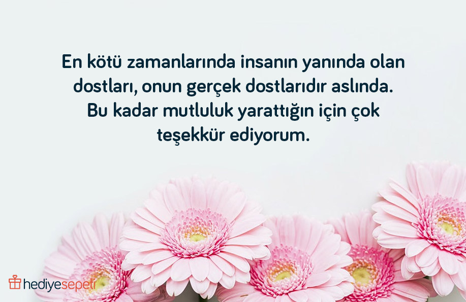 en güzel teşekkür mesajları