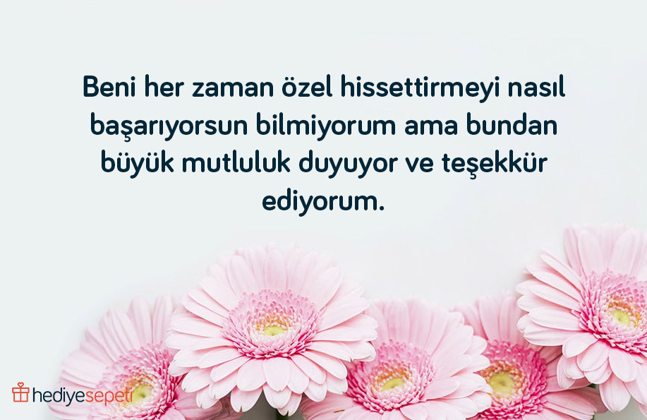 sevgiliye teşekkür mesajlar