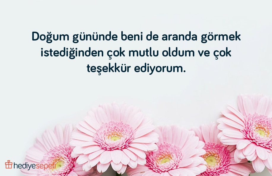 teşekkür ederim mesajları