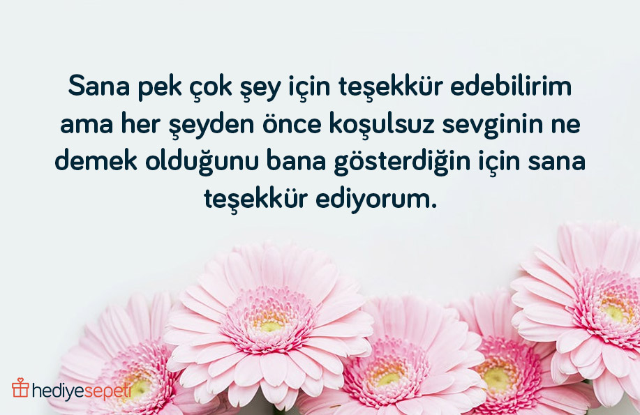 teşekkür ederim mesajları