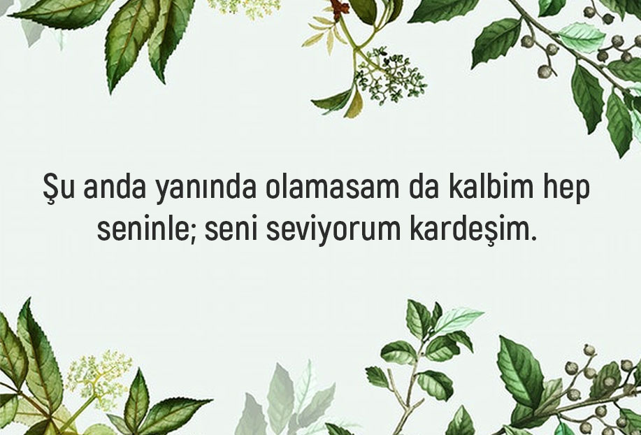 kardeşe geçmiş olsun mesajı