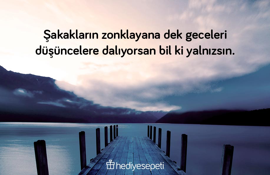 kısa yalnızlık sözleri