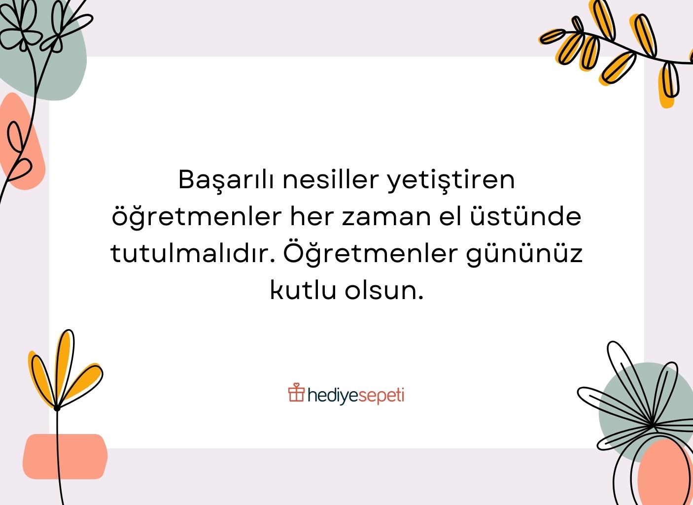 öğretmenler günü için sözler