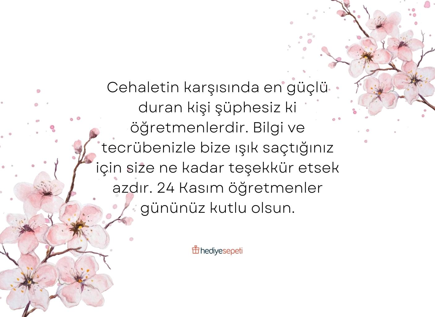 öğretmenler günü sözleri