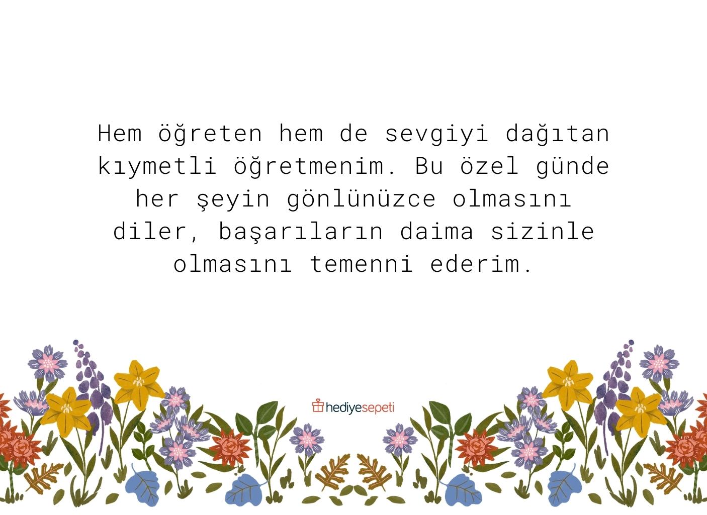 öğretmenler günü sözleri