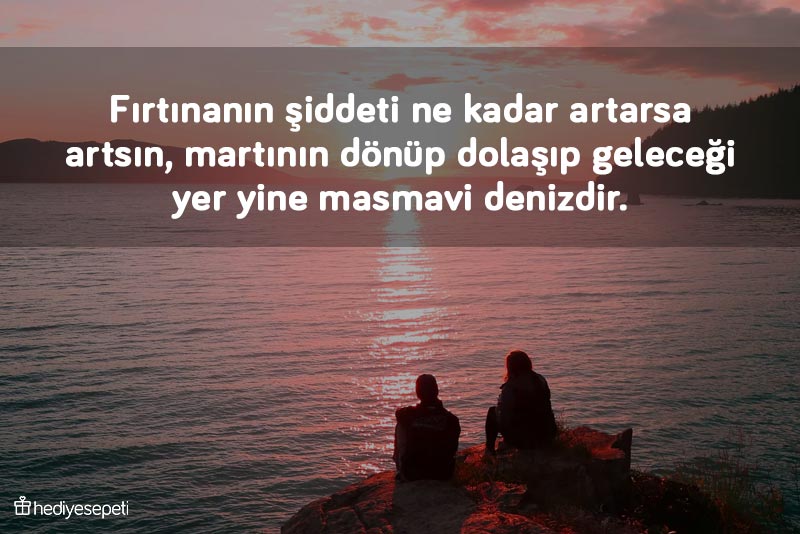 deniz ile ilgili anlamlı sözler