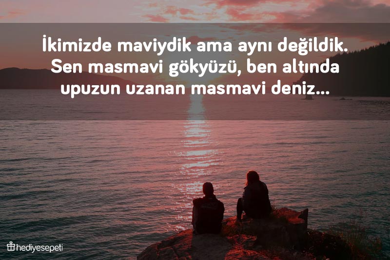 deniz ile ilgili aşk sözleri