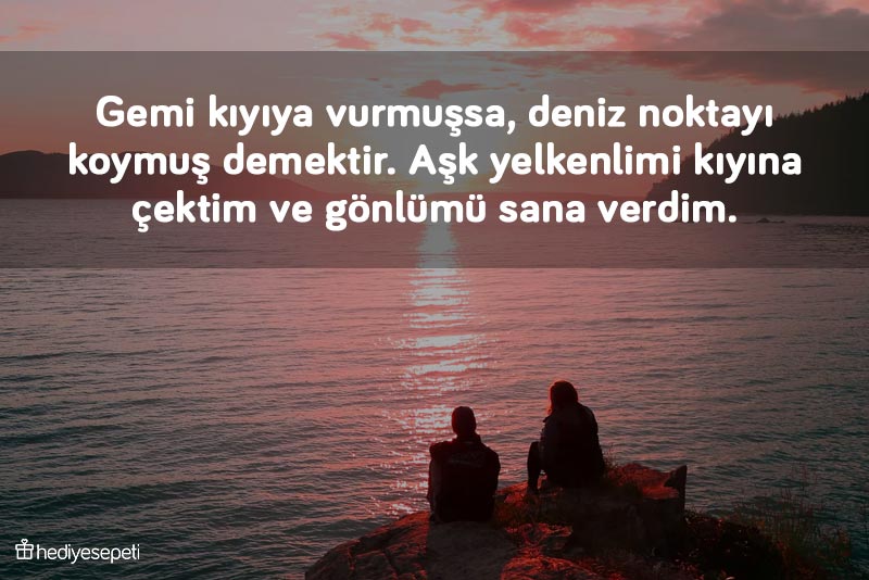 deniz ile ilgili aşk sözleri
