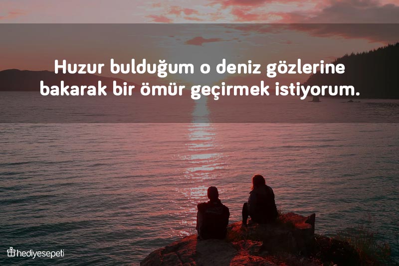 deniz ile ilgili aşk sözleri