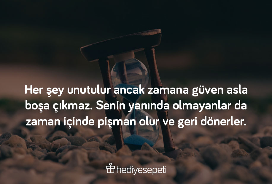 geçen zaman ile ilgili sözler