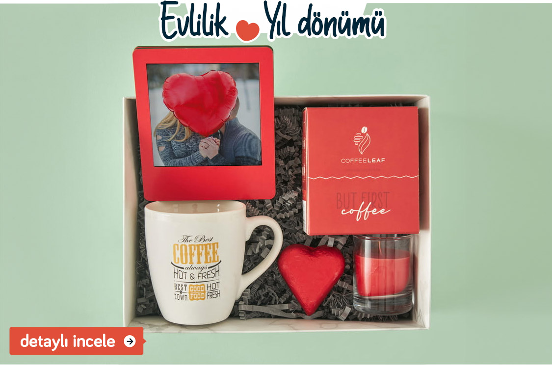 evlilik yıldönümü hediye kutusu